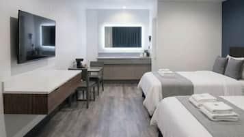 Standard Room, 2 Katil Kelamin (Double) | Meja, seterika/papan seterika, katil lipat simpan percuma