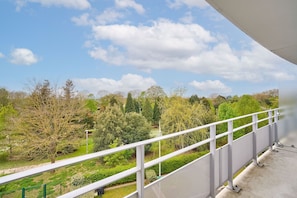 Uitzicht vanaf balkon