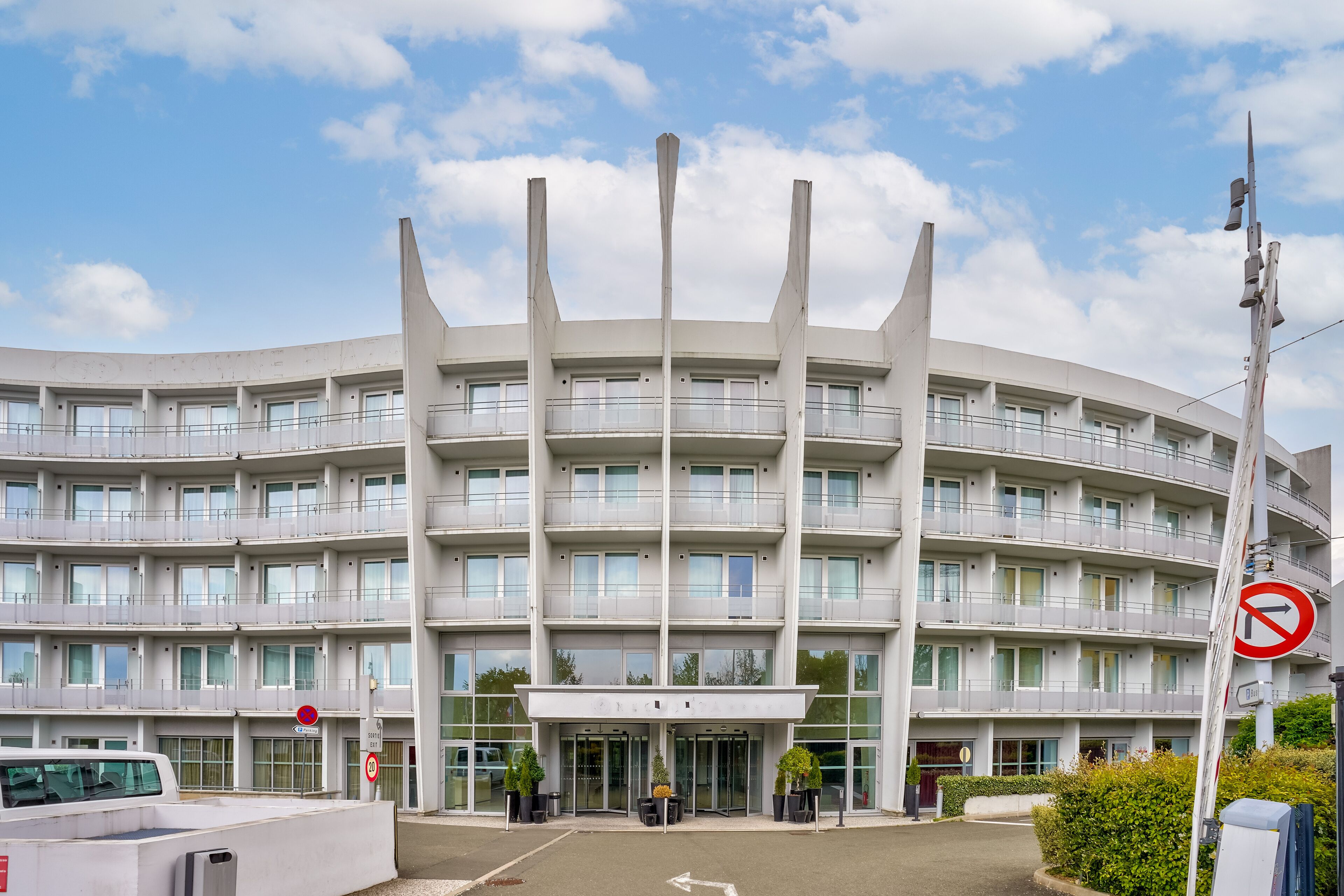 Majoituspaikan julkisivu