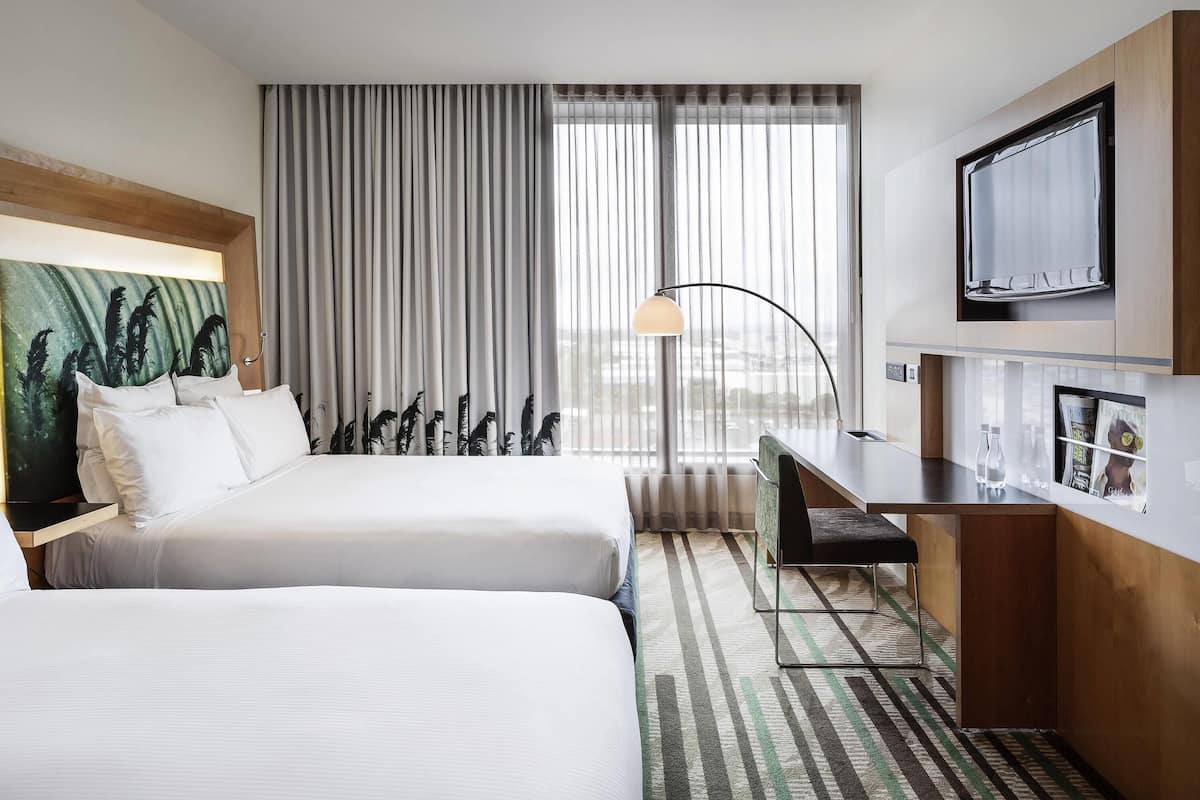 Superior Double Room, 2 Double Beds | In-room safe, desk, blackout drapes, soundproofing