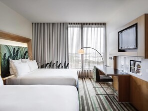 Superior Double Room, 2 Double Beds | 1 bedroom, in-room safe, desk, blackout drapes