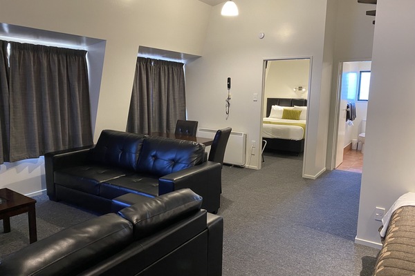 Superior Apartment, 1 Bedroom | Living area | 50-inch Smart TV with digital channels, TV