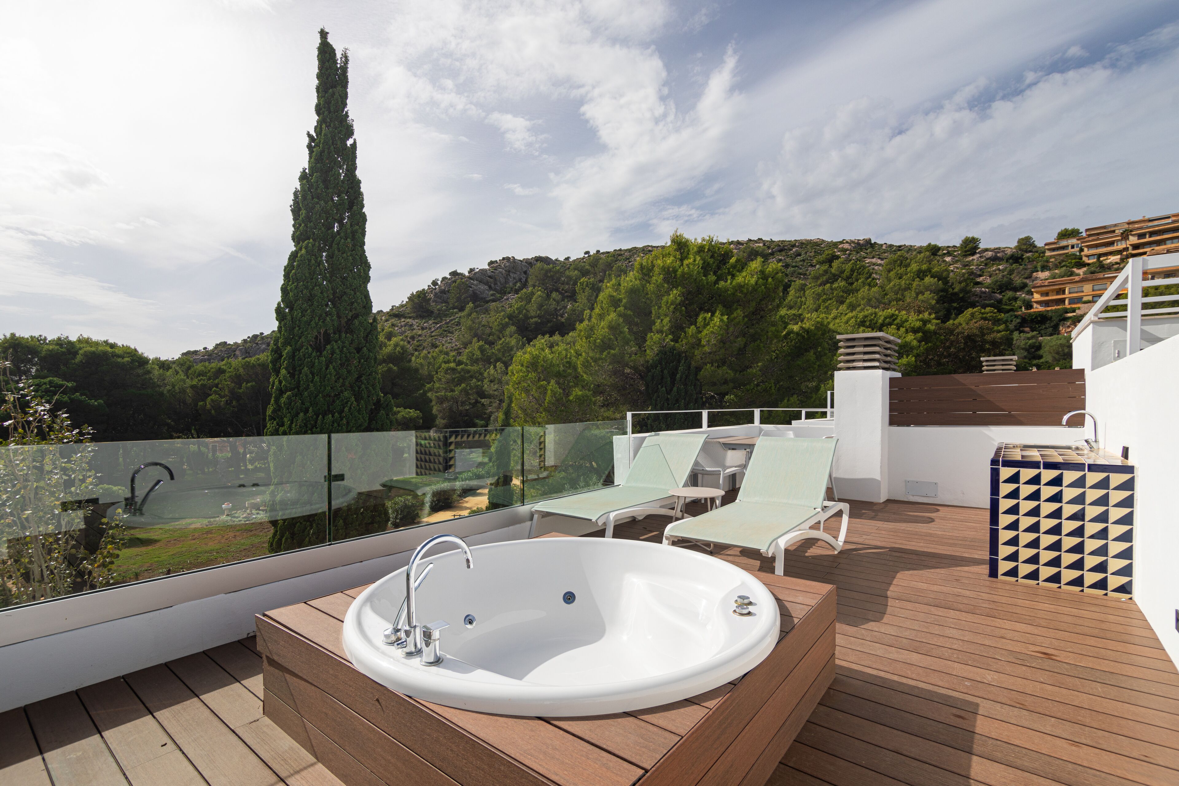 Bain à remous privé