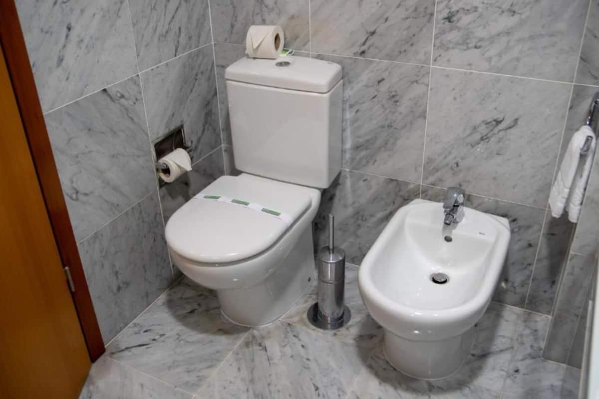 bathtub, free toiletries, hair dryer, bathrobes