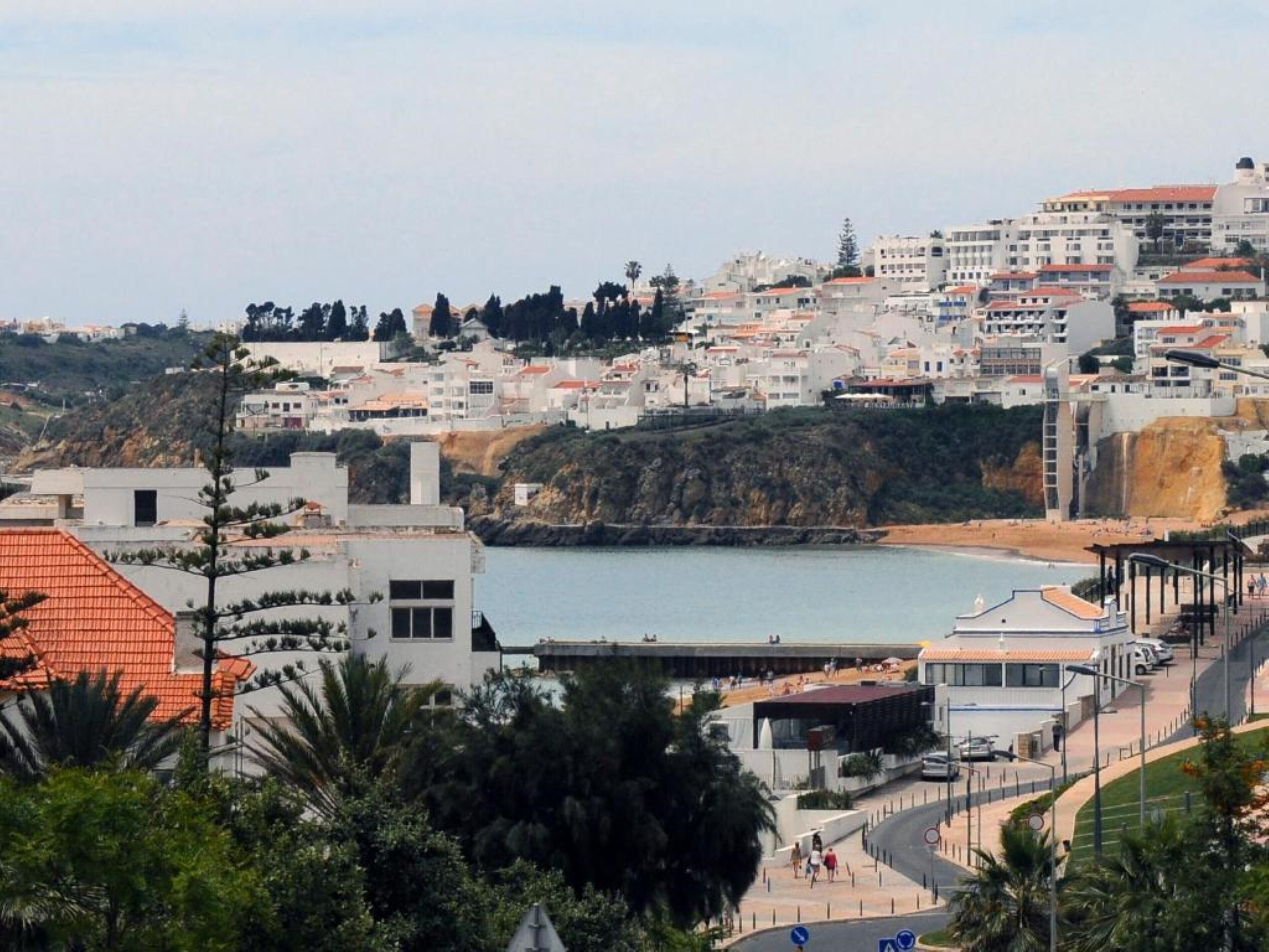 on the beach, white sand