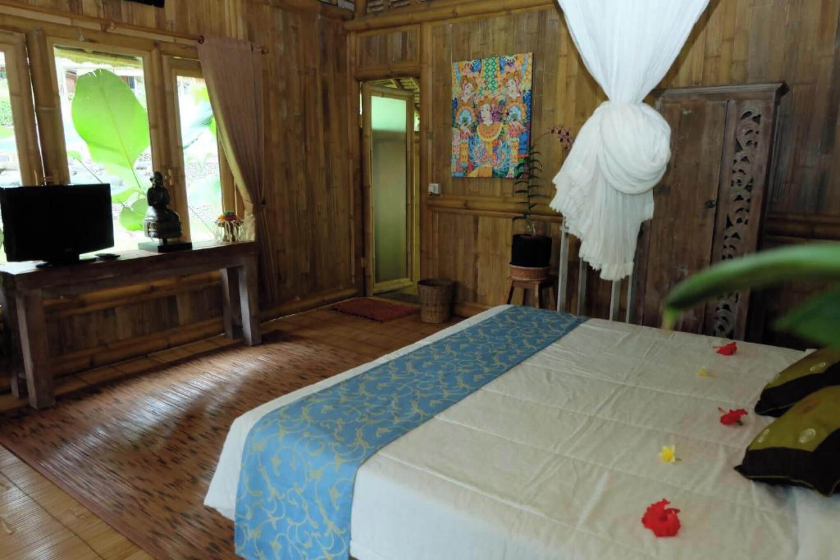 Standardværelse (Bamboo House) | Pengeskab på værelset, skrivebord, gratis Wi-Fi, sengetøj