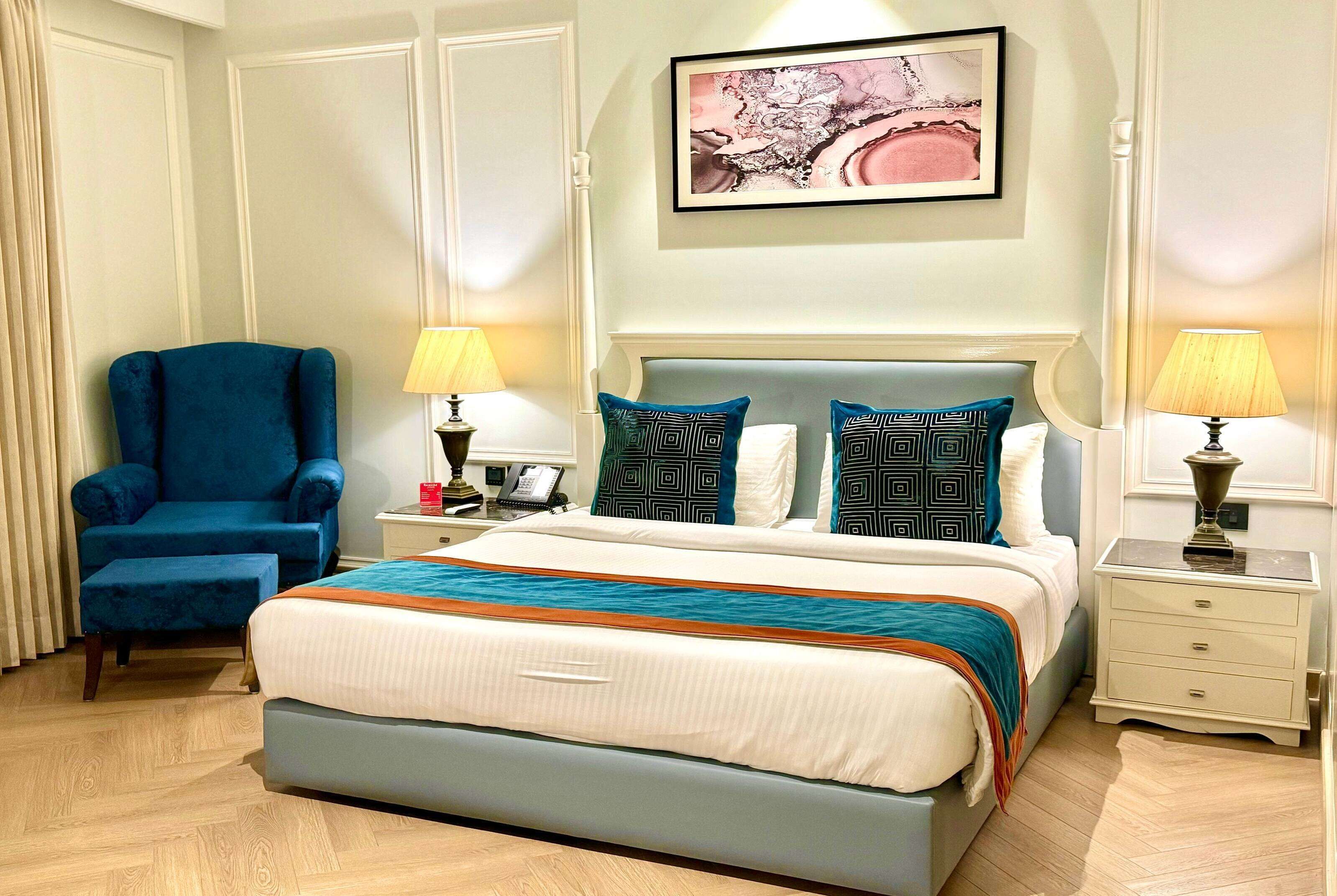 In-room safe, desk, iron/ironing board, cots/infant beds