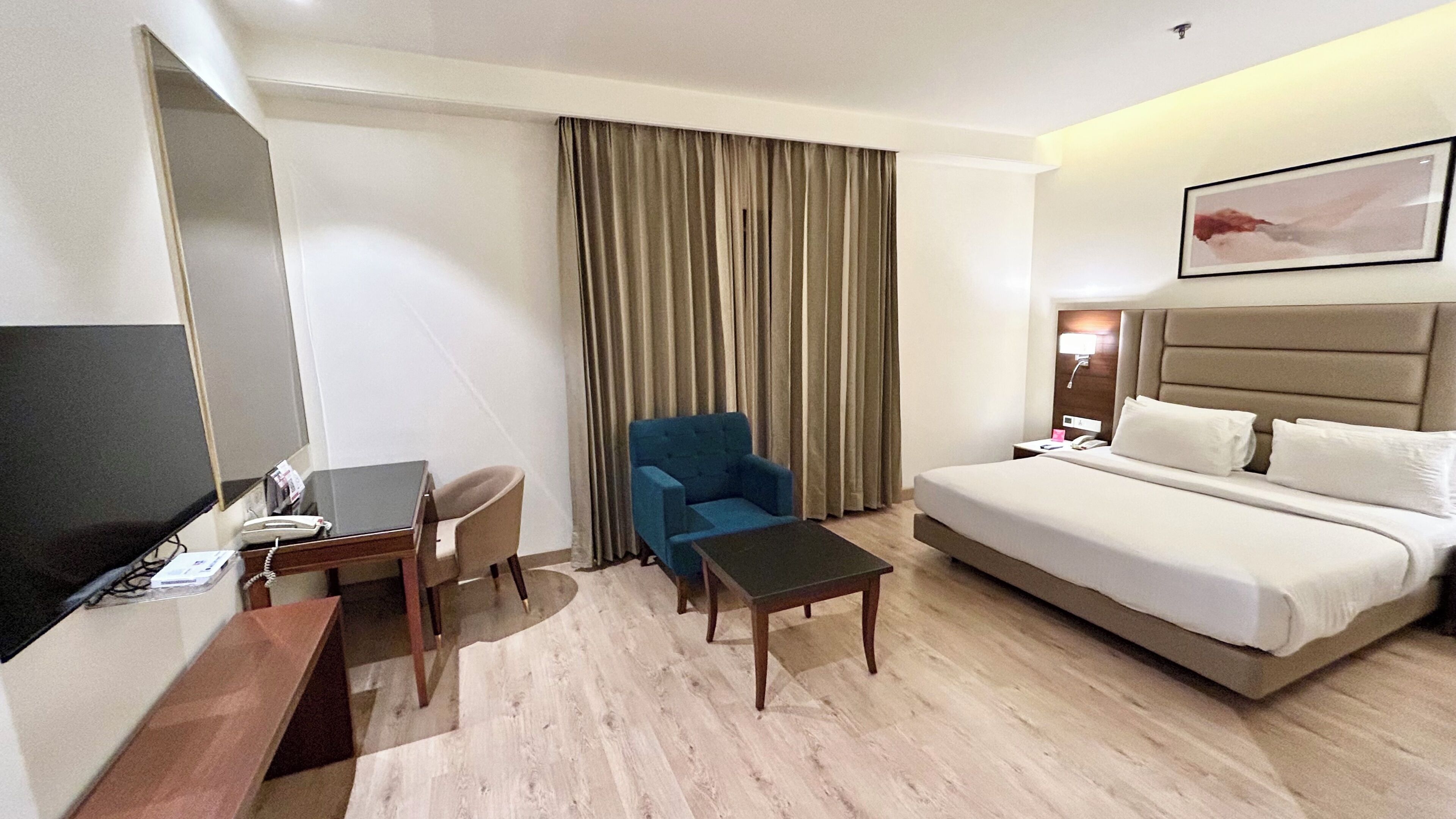 In-room safe, desk, iron/ironing board, cots/infant beds