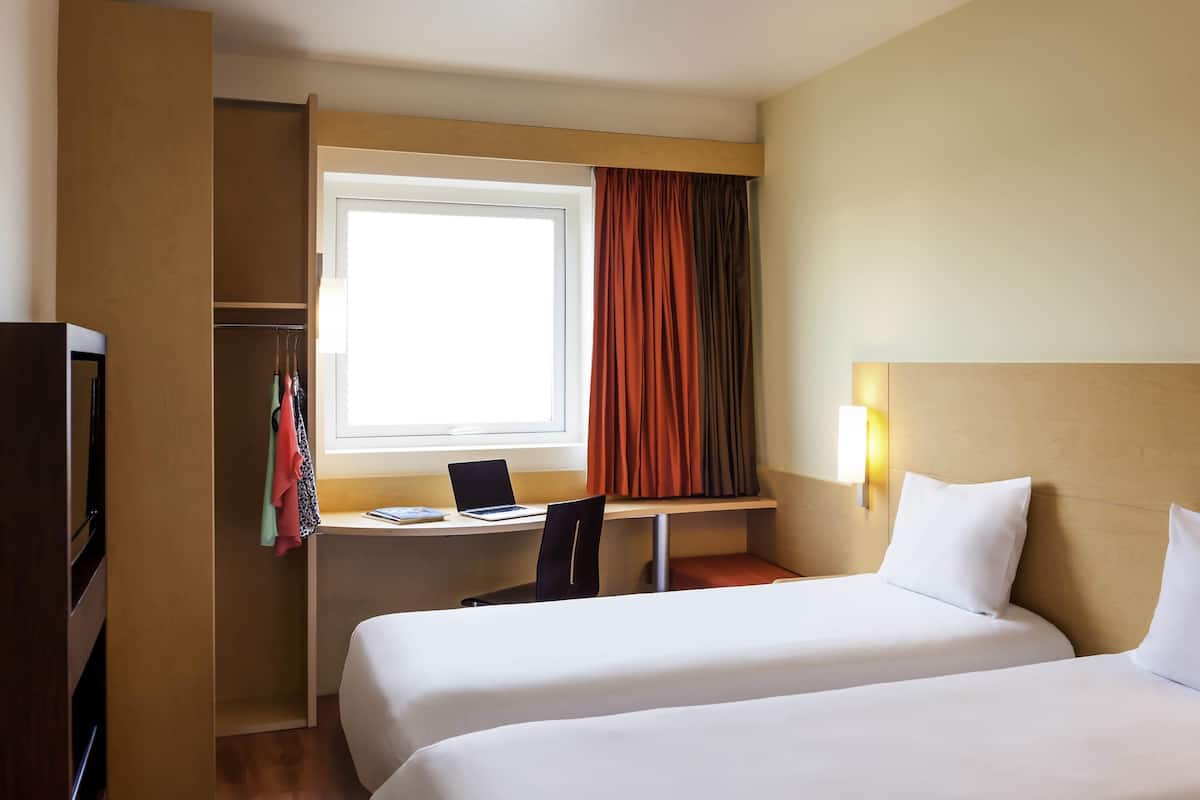 Standard Double Room, 2 Double Beds | Blackout curtains, soundproofing, free WiFi, bed sheets
