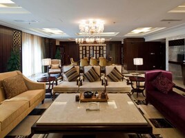 Presidential Suite, 2 Bedrooms | Down comforters, minibar, in-room safe, desk