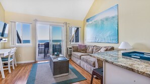 高級開放式客房, 海灣景觀 | 起居區