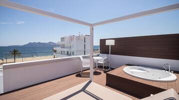 Vue sur la plage/l’océan