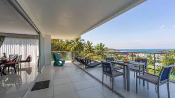 Superior appartement, 2 slaapkamers, uitzicht op zee | Kameruitzicht