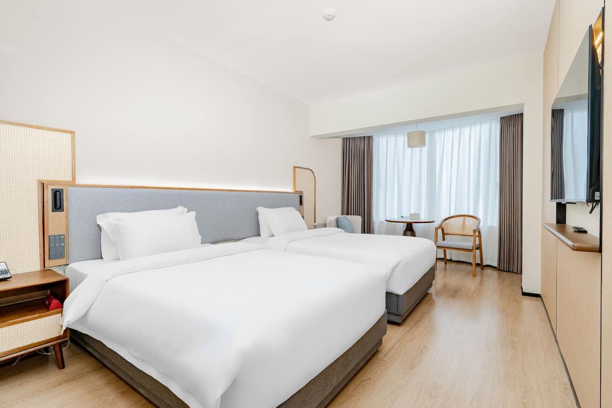 ห้องซูพีเรียทวิน | ผ้าม่านกันแสง, Wi-Fi ฟรี, ห้องพักตกแต่งอย่างมีเอกลักษณ์