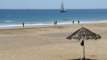 Vlak bij het strand