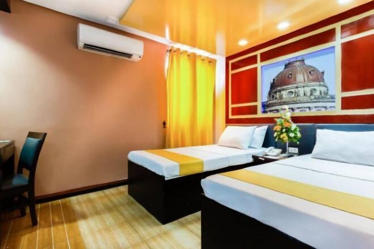 Premium bedding, down duvets, pillow-top beds, in-room safe