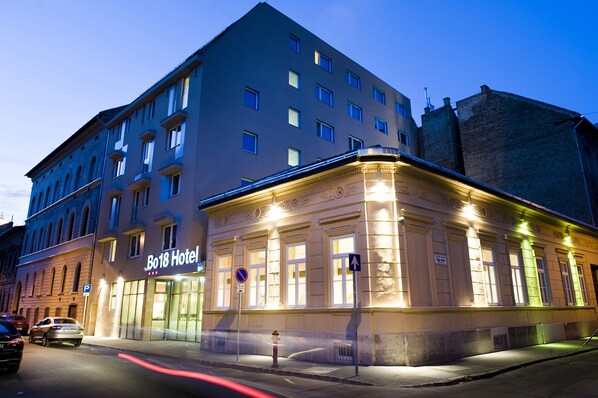 Front of property - evening/night