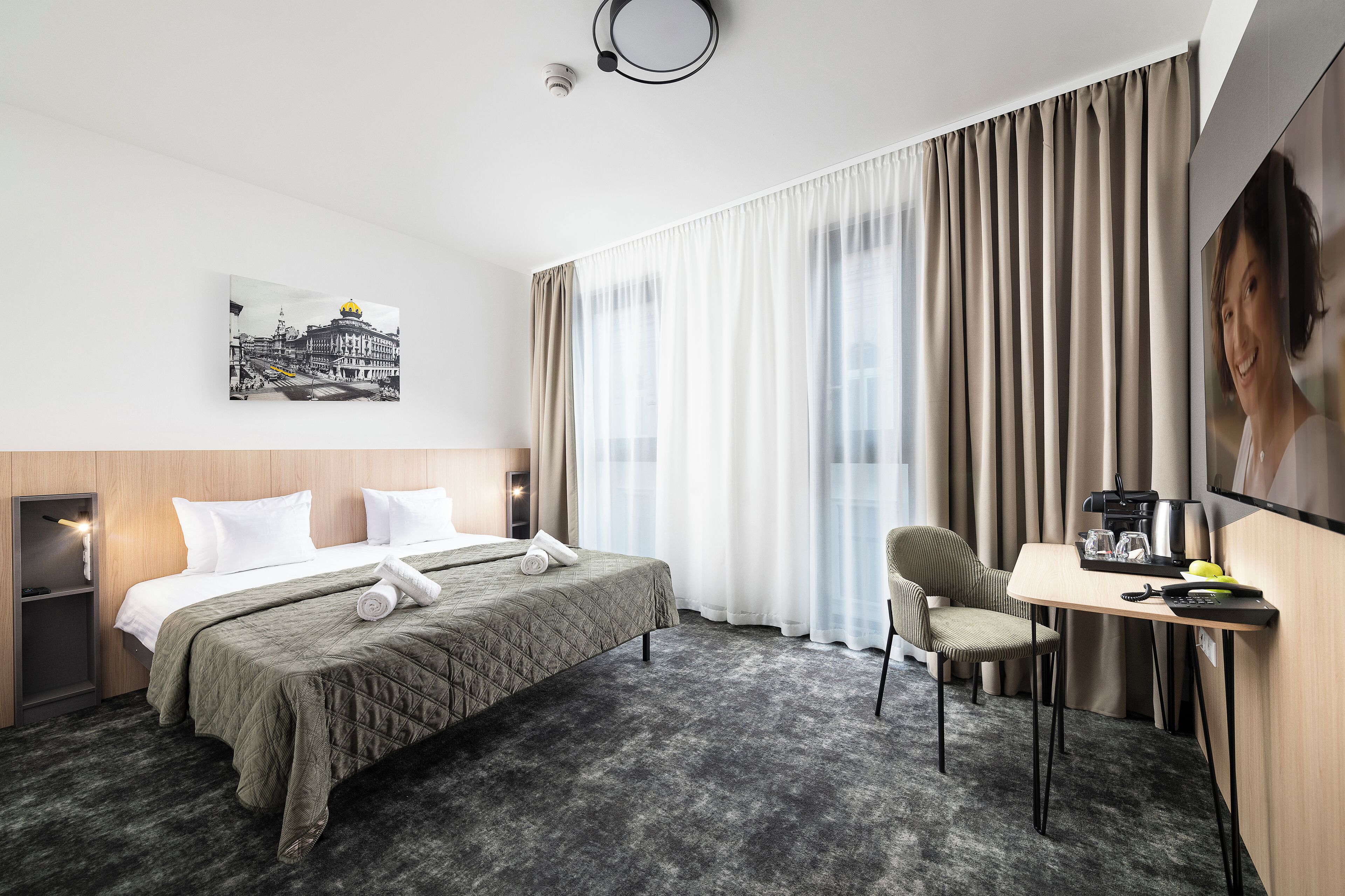 Deluxe-Doppel- oder -Zweibettzimmer