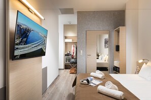 Literie hypoallergénique, coffres-forts dans les chambres