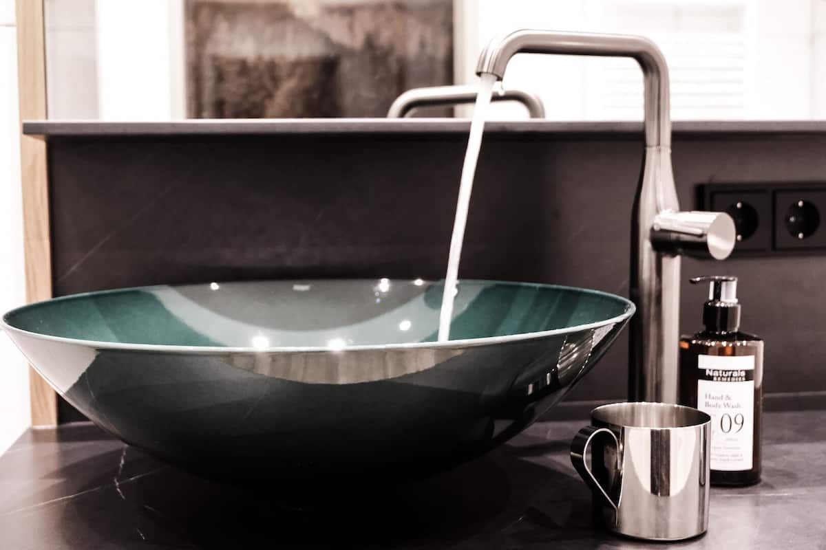 shower, rainfall showerhead, designer toiletries, hair dryer