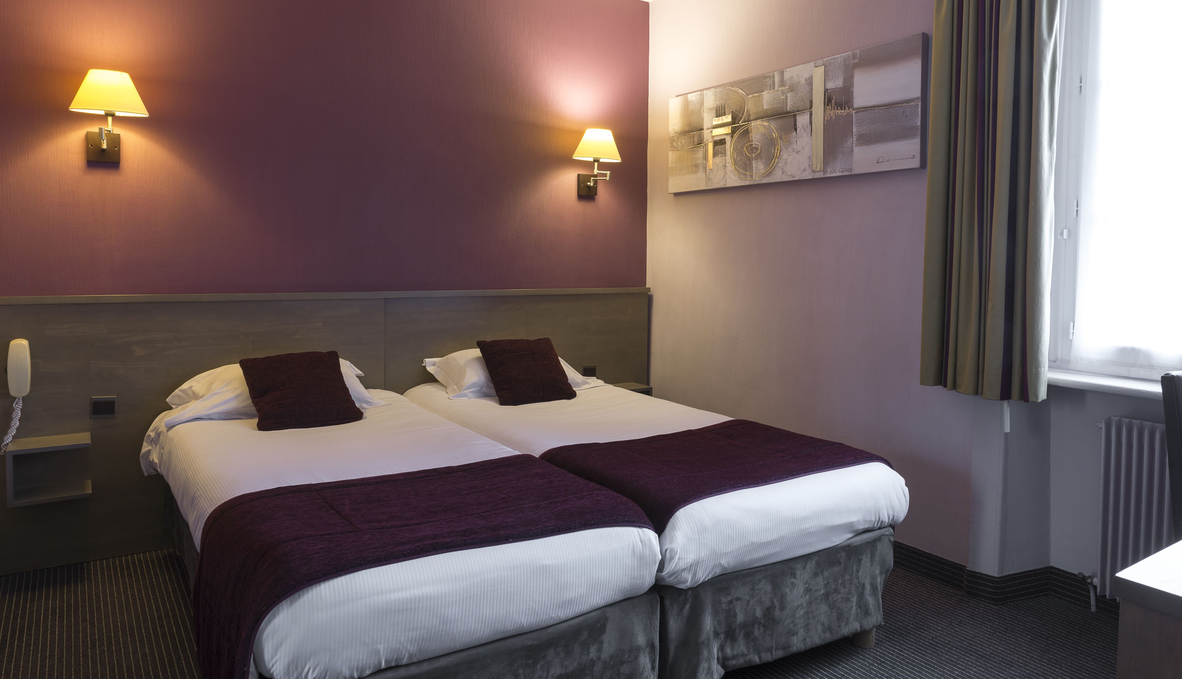 superior twin room | individually decorated, individually furnished, desk, blackout curtains