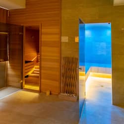 Sauna, hot tub, steam room, Turkish bath/hammam, body treatments
