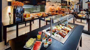 Daily buffet breakfast (EUR 22.50 per person)