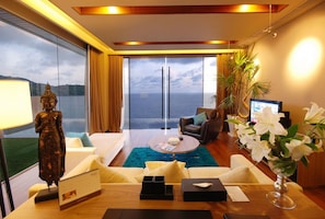 Garden Private Pool Villa | Living area