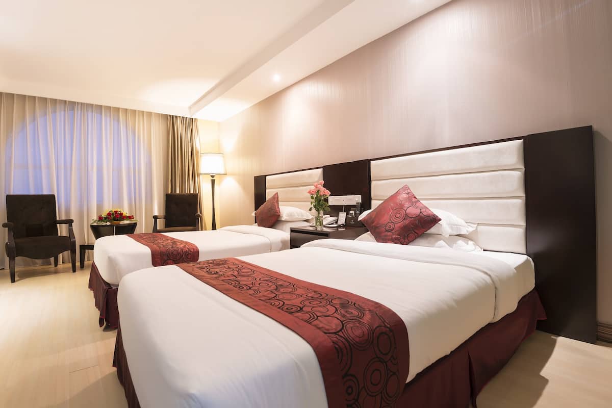 Minibar, in-room safe, desk, blackout curtains