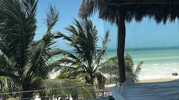 2 outdoor pools, open 11 AM to 8 PM, pool loungers