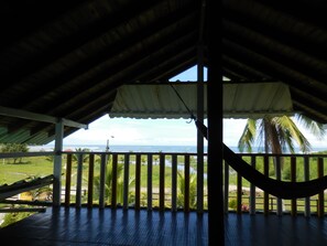 Uitzicht vanuit accommodatie