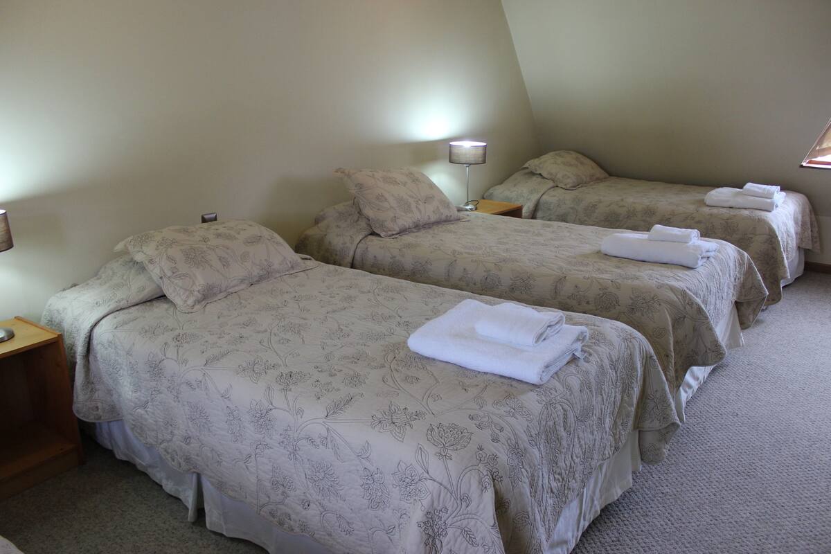 Premium bedding, desk, free WiFi