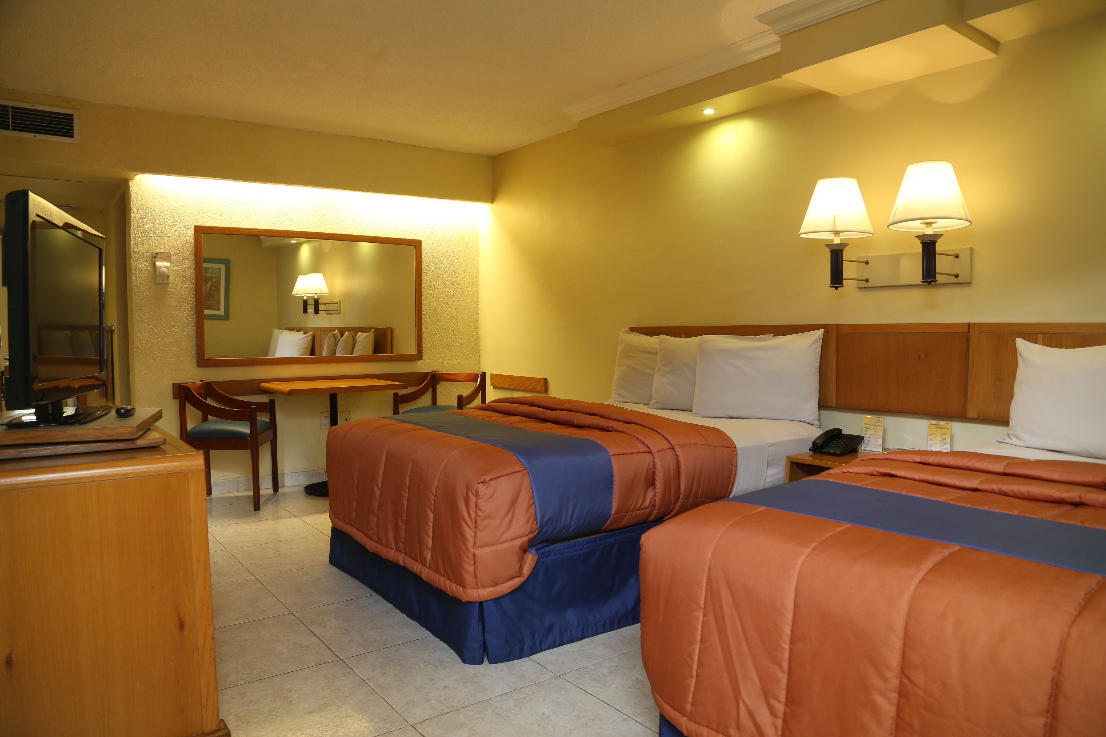 junior suite, 2 double beds | premium bedding, pillow-top beds, in-room safe, individually furnished