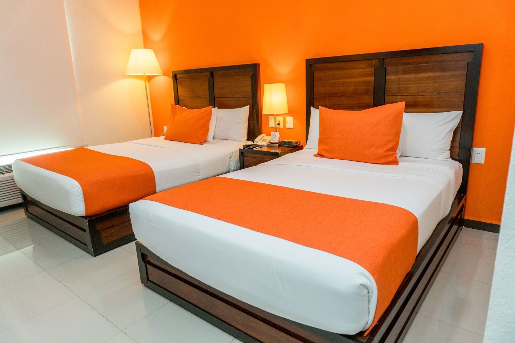 Premium bedding, pillowtop beds, in-room safe, desk