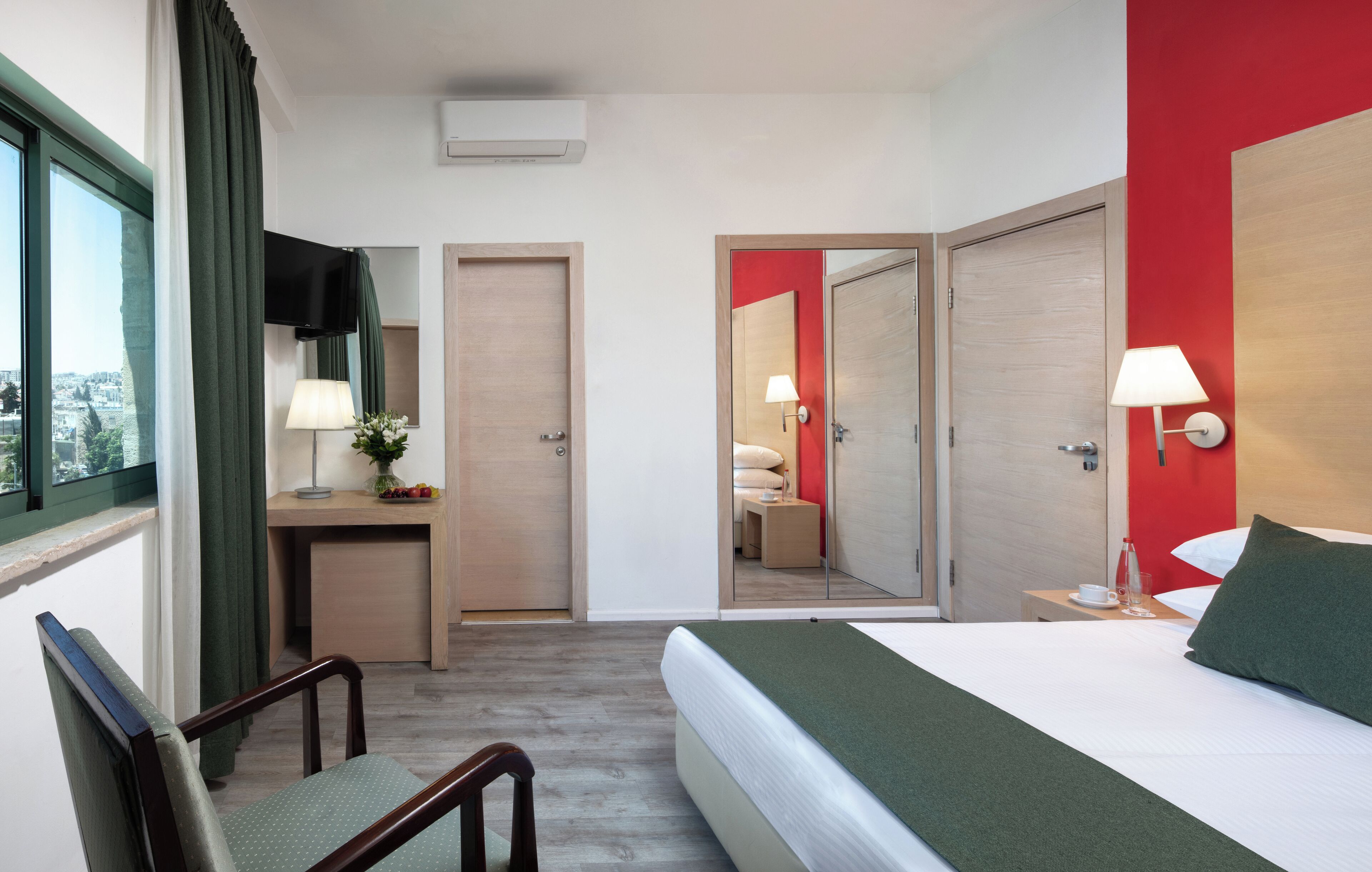 standard double or twin room, balcony | in-room safe, desk, iron/ironing board, free wifi