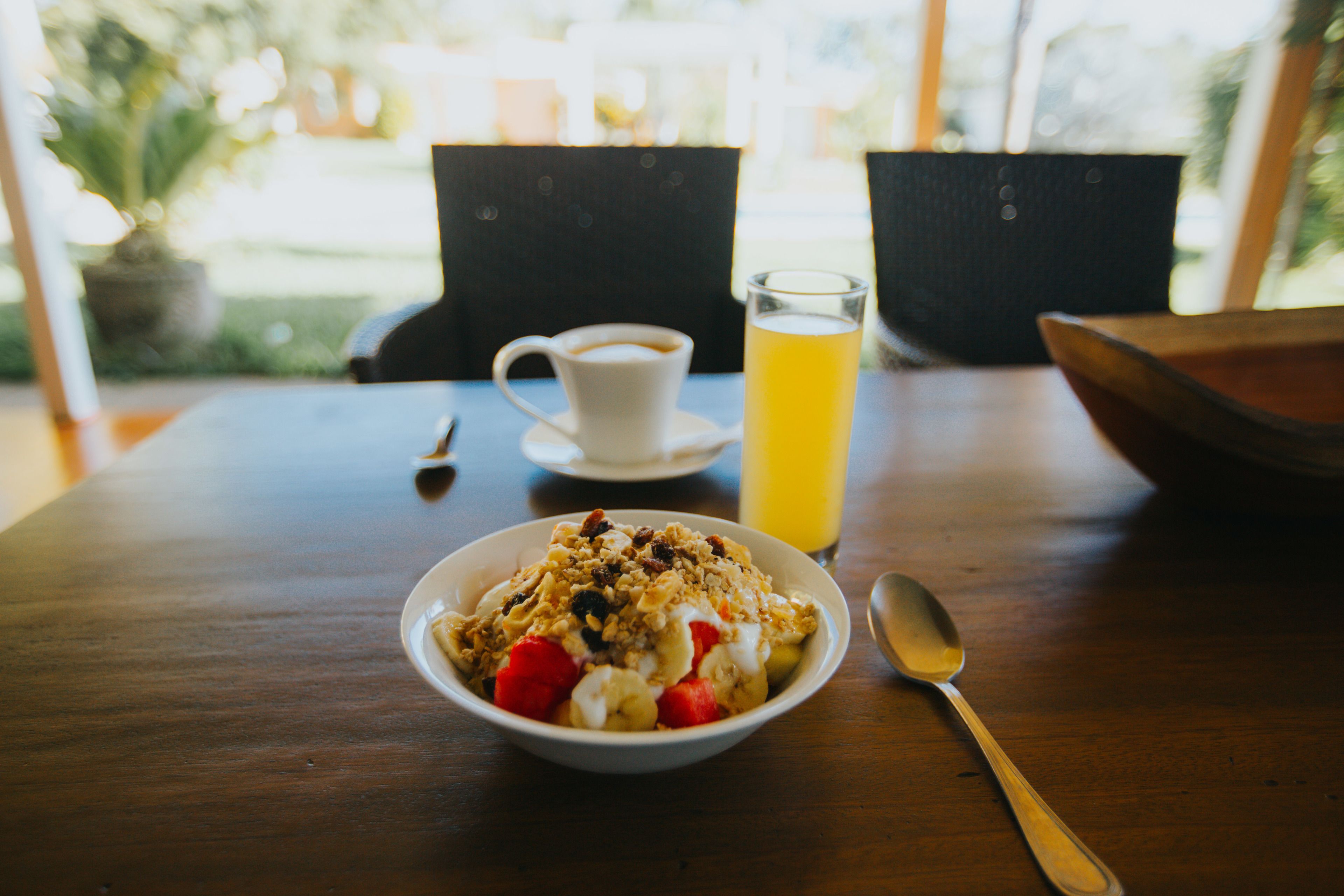 continental breakfast for a fee