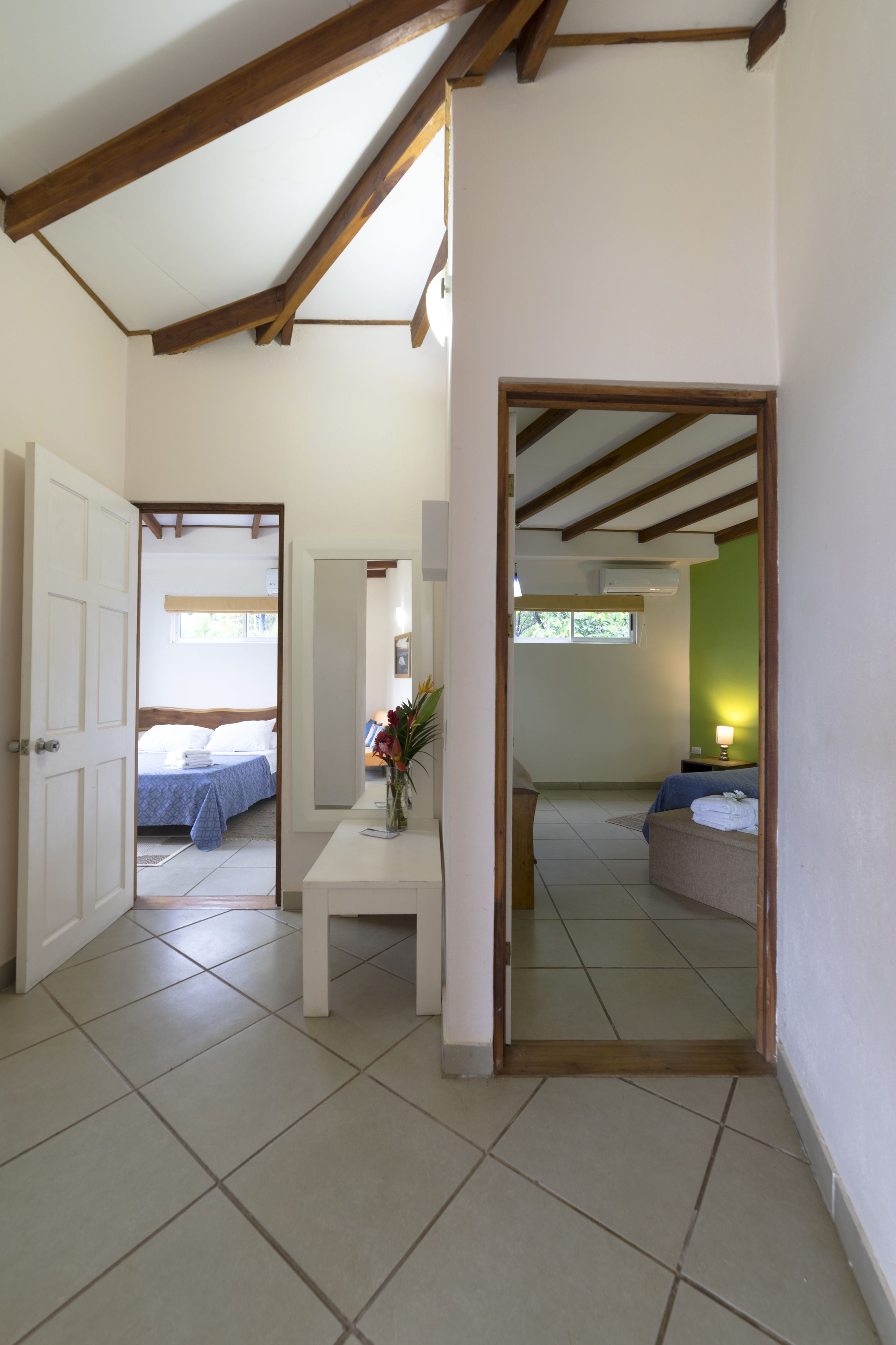 villa, 2 double beds | in-room safe
