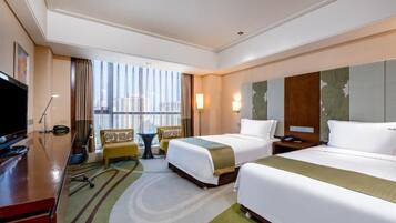 Premium Room, 2 Twin Beds, Club Lounge Access | 1 bedroom, minibar, in-room safe, desk