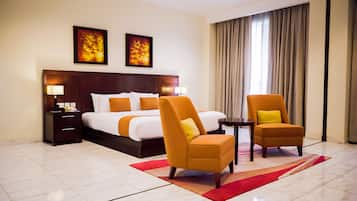 Executive Apartment, 1 Bedroom, City View | 1 bedroom, Egyptian cotton sheets, premium bedding, down comforters