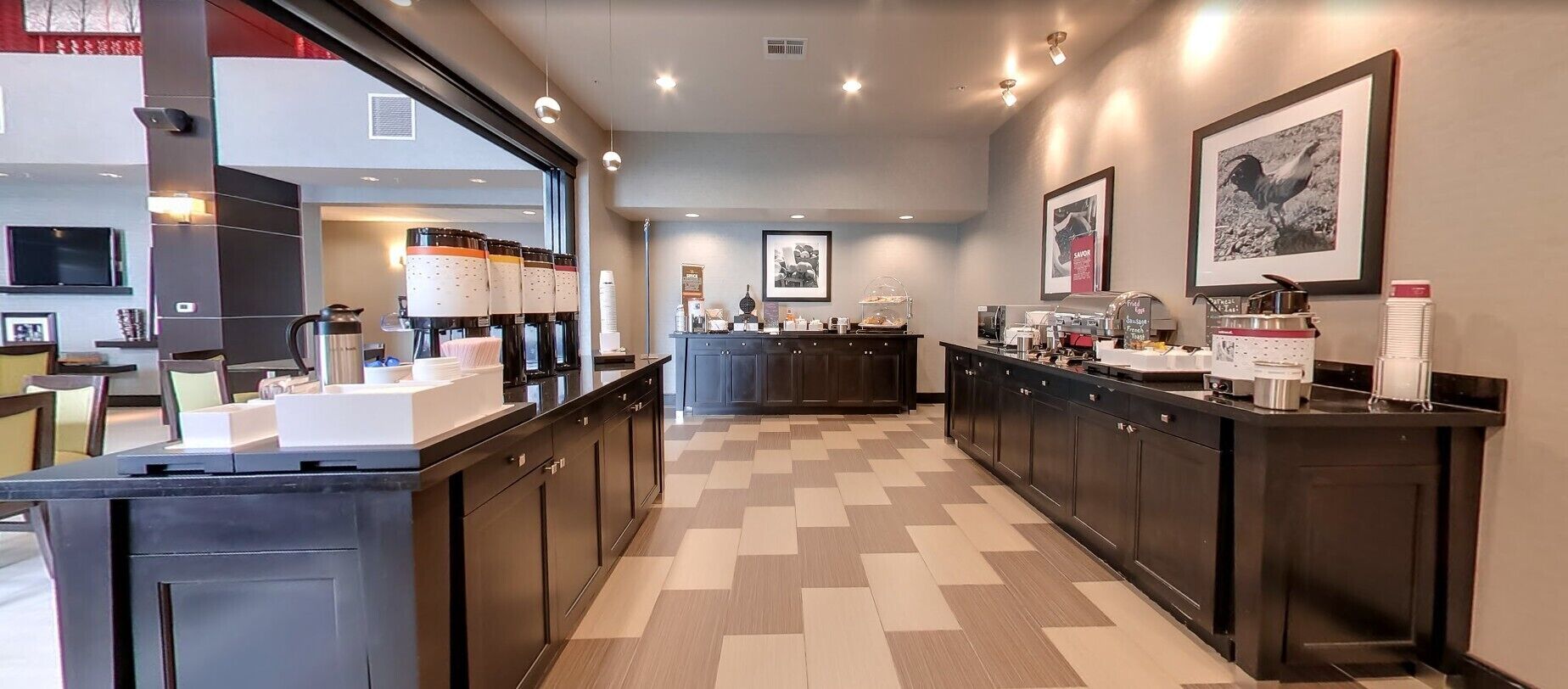 Free daily buffet breakfast