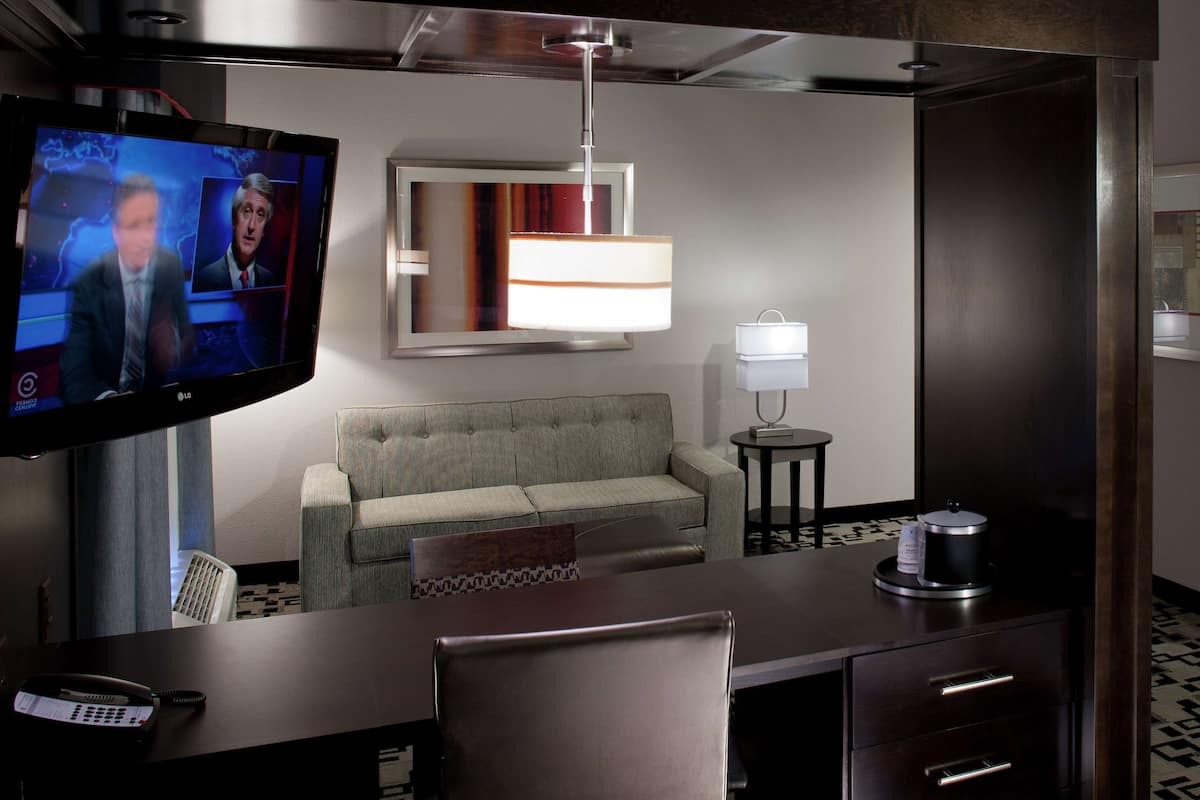 studio, one king and one sofa bed, non-smoking | premium bedding, in-room safe, individually furnished, blackout curtains