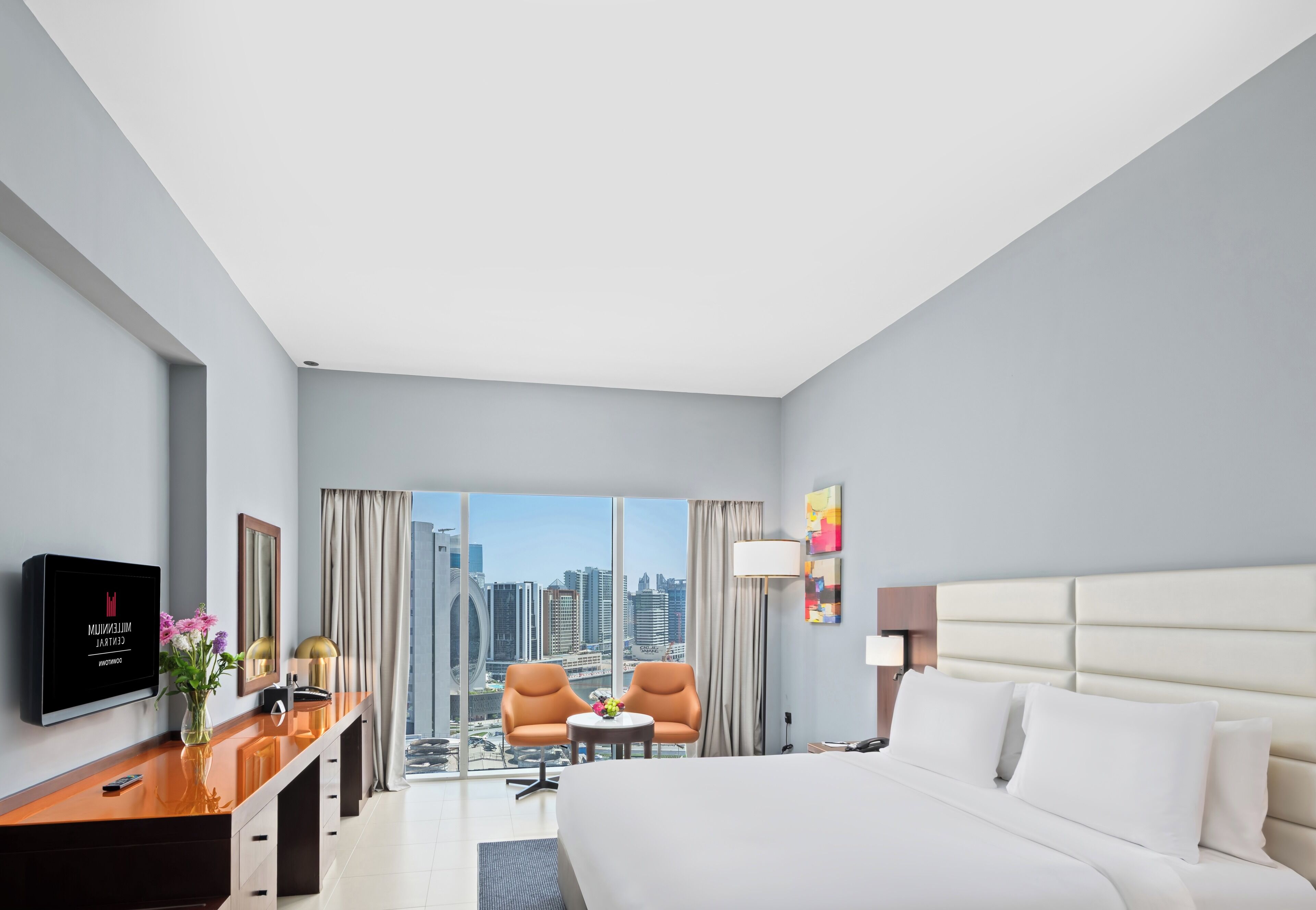 Minibar, in-room safe, desk, laptop workspace