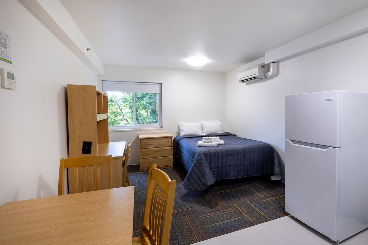 Basic Studio, 1 Queen Bed | Desk, laptop workspace, iron/ironing board, free WiFi