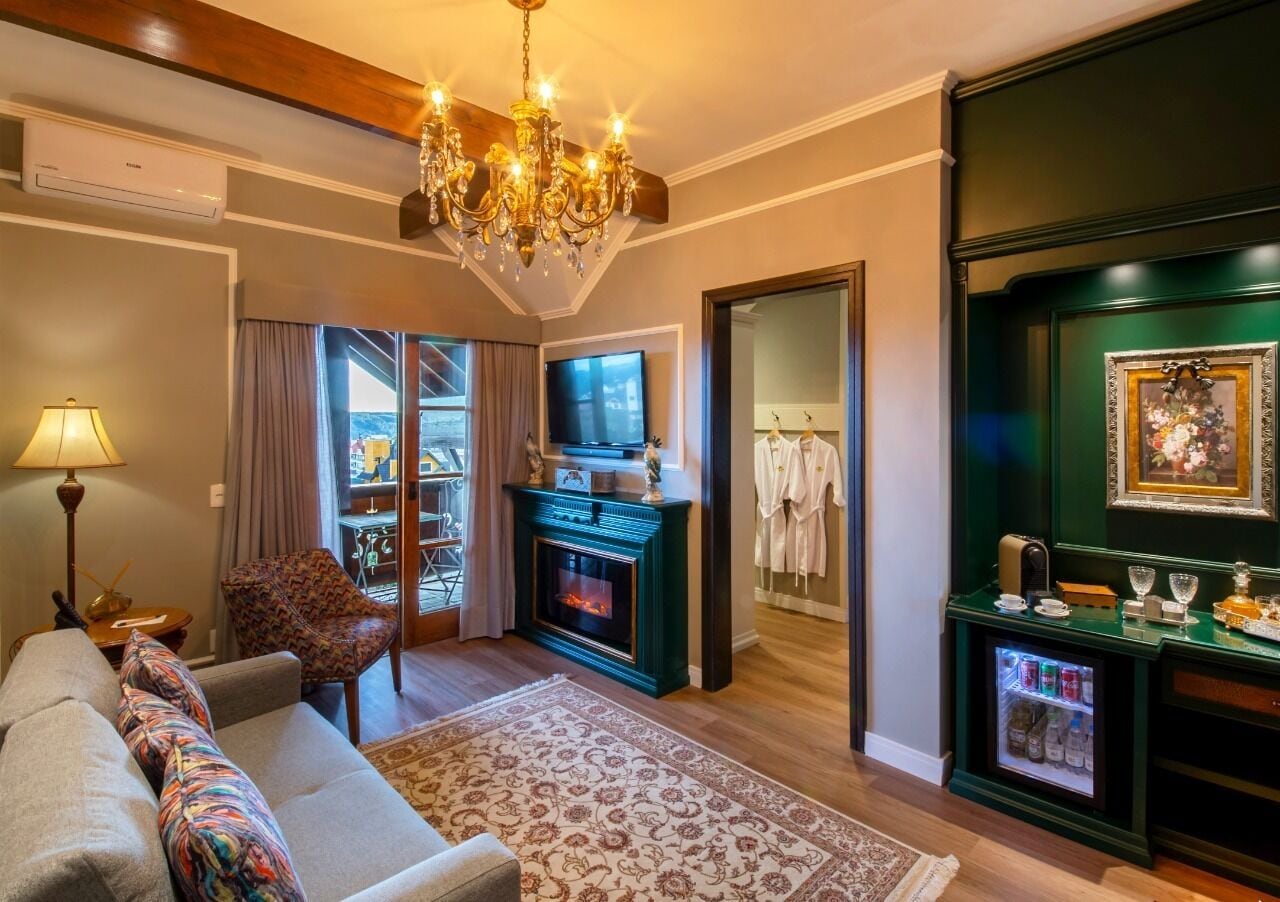 suite da montanha | in-room dining