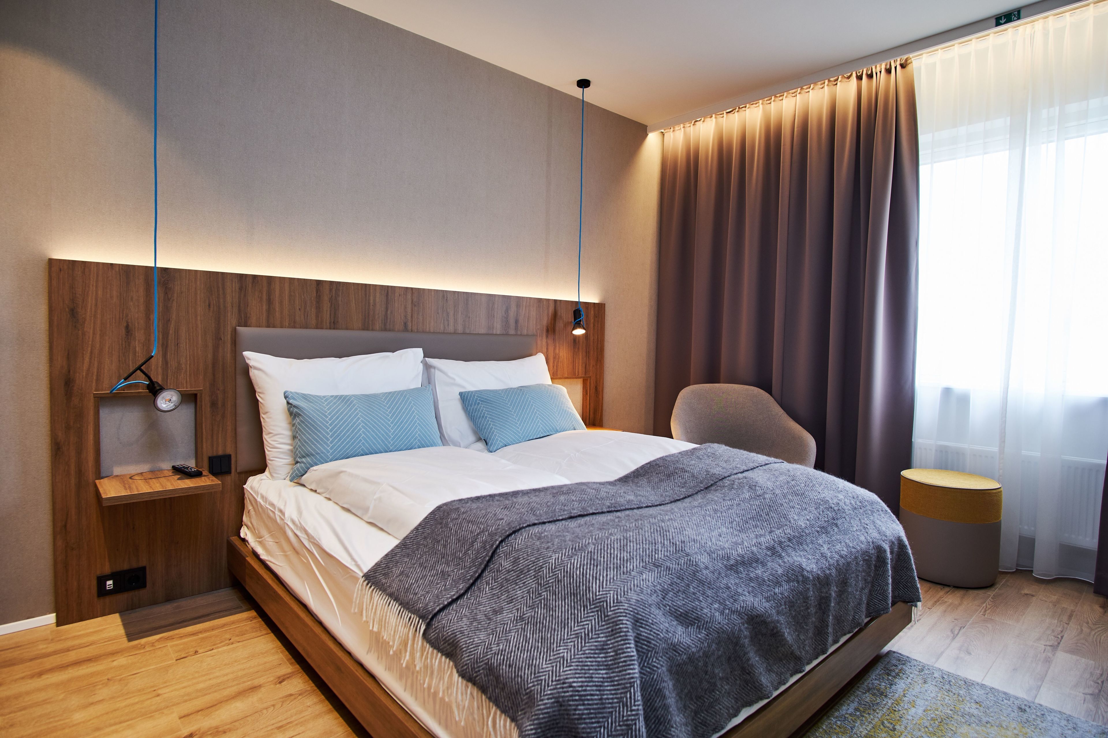 superior double or twin room | hypo-allergenic bedding, desk, laptop workspace, blackout curtains