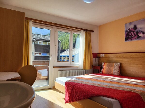 Chambre Double pour 1 personne, balcon