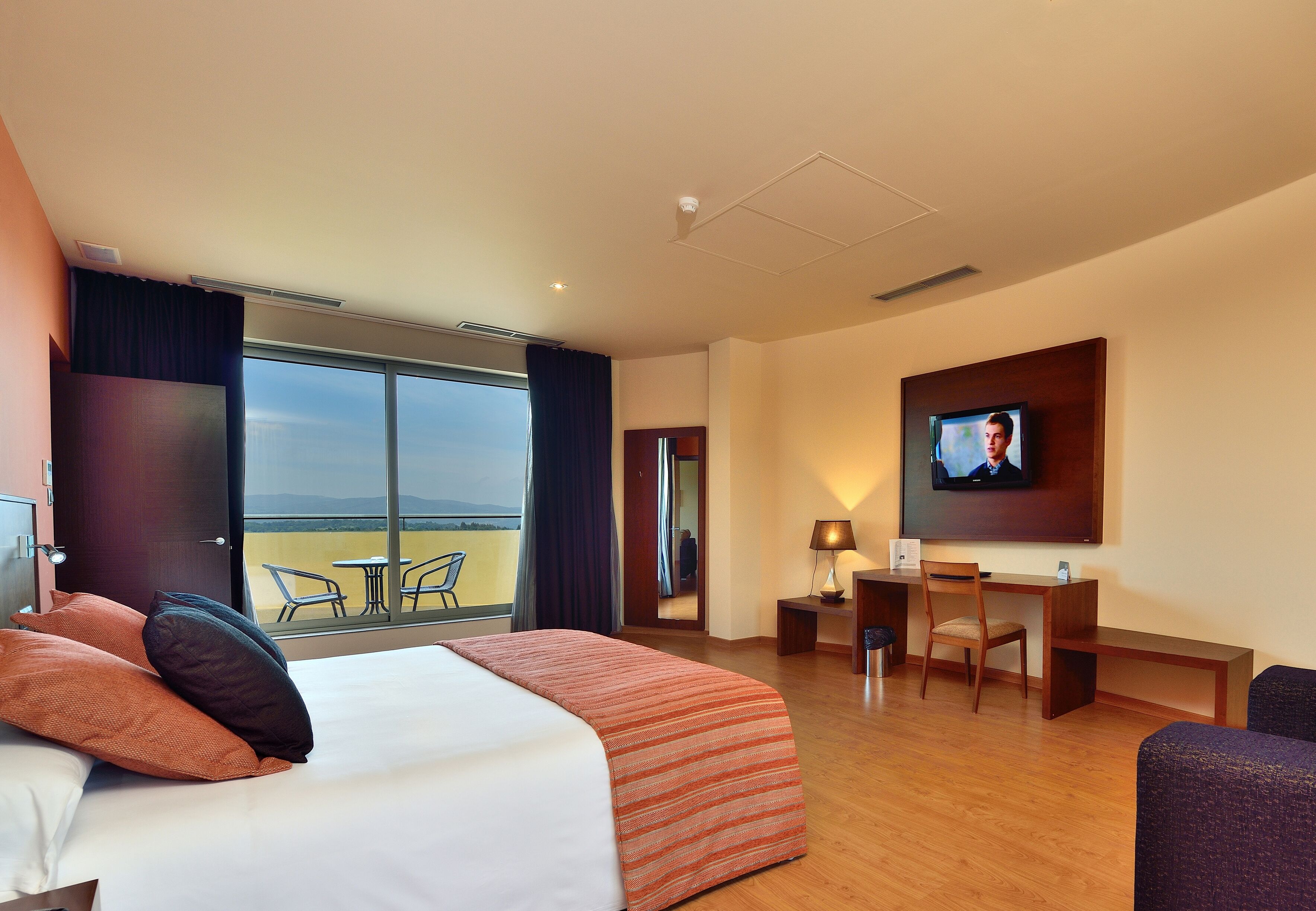 Minibar, in-room safe, desk, blackout curtains