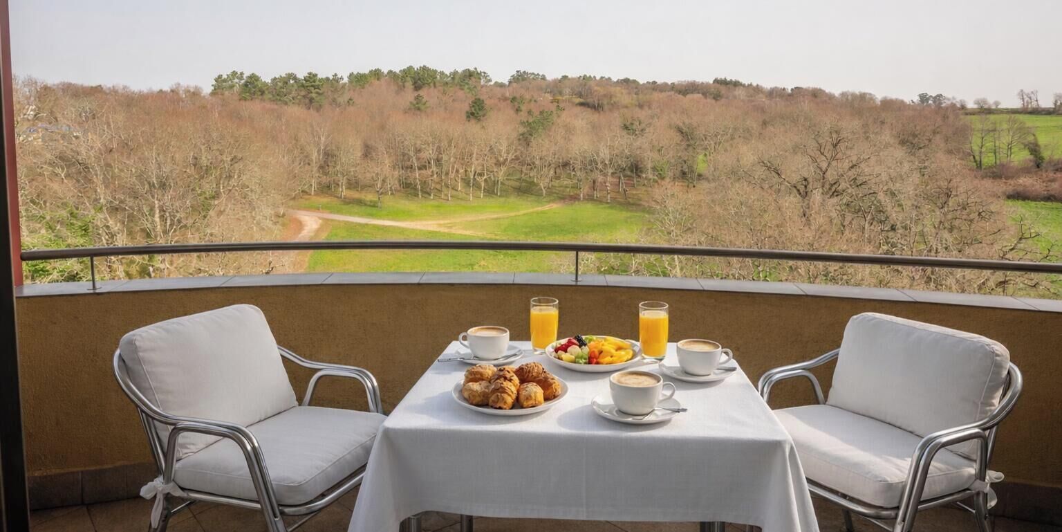 Premium suite | Uitzicht vanaf balkon
