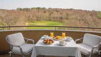 Premium suite | Uitzicht vanaf balkon