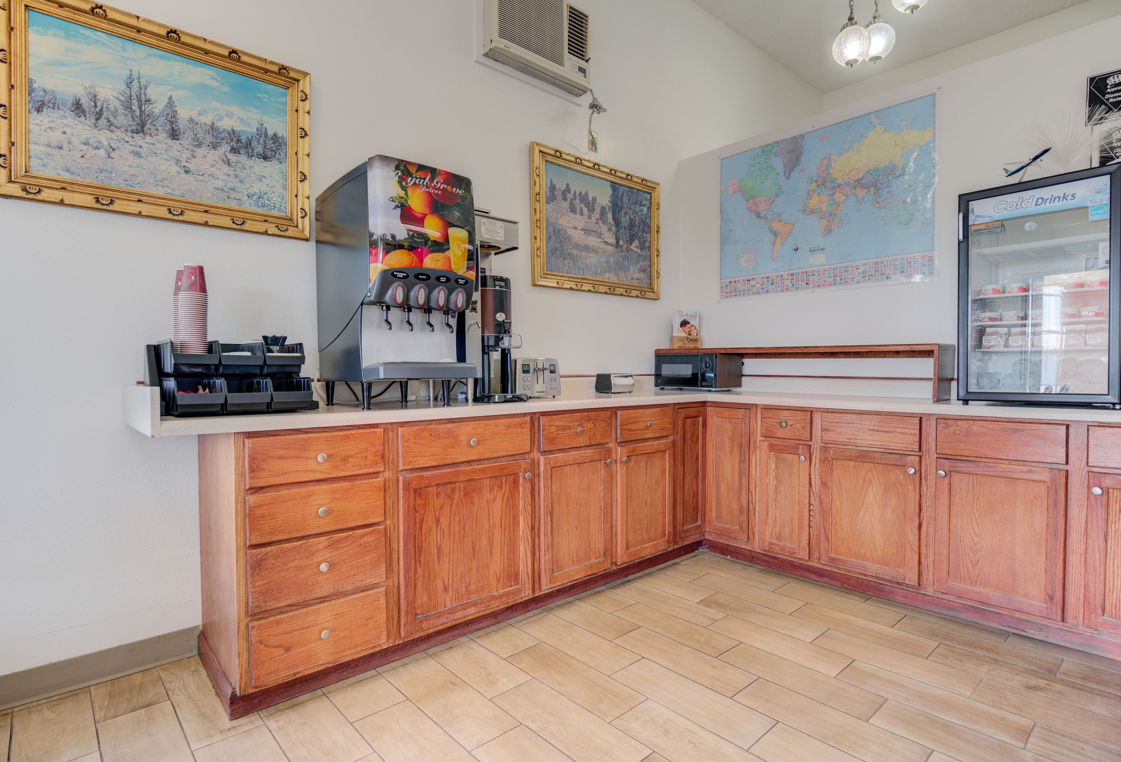 Kontinental frokost er inkludert